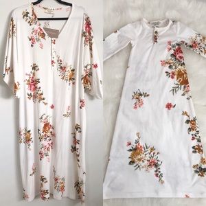 Dwell and Slumber Mae Bundle Caftan and Baby Gown